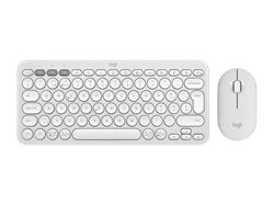 Logitech® Pebble 2 Combo - TONAL WHITE - US INT'L - 2.4GHZ/BT