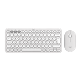 Logitech® Pebble 2 Combo - TONAL WHITE - US INT'L - 2.4GHZ/BT
