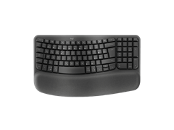 Logitech® Wave Keys Wireless Ergo klávesnica - GRAPHITE, SK/CZ, 2.4GHZ/B
