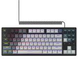 Lorgar Azar 514 TKL, kompaktná mechanická herná klávesnica, US layout, biela