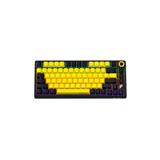 Lorgar KBP7075, Pro bezdrôtová mechanická herná klávesnica, Wireless 2.4 GHz/ BT 5.0, 75% veľk., Displ.,US layout, žltá