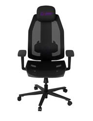 Lorgar PRO CHA51 ergonomická herná stolička, 4D podrúčky, bedrová opora, nastaviteľná opierka hlavy, čierno fialová