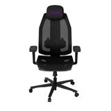 Lorgar PRO CHA51 ergonomická herná stolička, 4D podrúčky, bedrová opora, nastaviteľná opierka hlavy, čierno fialová