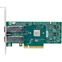 Mellanox ConnectX-3 EN network interface card, 10GbE, dual-port SFP+, PCIe3.0 x8 8GT/s, tall bracket,