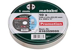 Metabo 10 rezných kotúčov SP 125x1,0x22,23 mm
