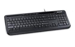 Microsoft_FPP Klavesnica kabel Wired Keyboard 600 USB CZ - Black cierna