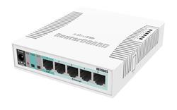MIKROTIK RouterBOARD 260GS 5-port Gigabit smart switch + 1x SFP (SwitchOS, plastic case + zdroj)