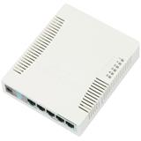 MIKROTIK RouterBOARD 260GSP 5-port Gigabit smart switch + 1x SFP (SwitchOS, PoE-ouit plastic case + zdroj)