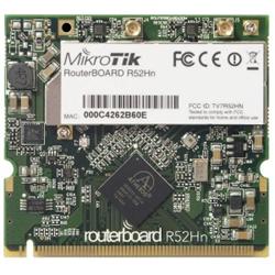 MIKROTIK RouterBOARD R52Hn miniPCI card 802.11a/b/g/n (MMCX)