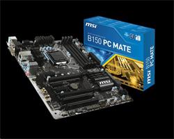 MSI B150 PC MATE/Socket 1151/DDR4/USB3/DSUB/DVI/HDMI//RTL8111H/ATX