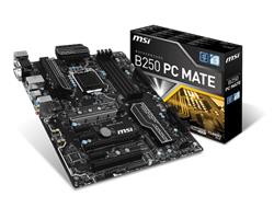 MSI B250 PC MATE/Socket 1151/DDR4/USB3.1/DSUB/DVI-D/HDMI/Intel® I219-V/ATX