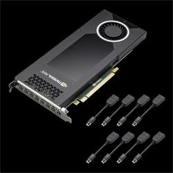 NVIDIA Video Card Quadro NVS 810, 4 GB GDDR3 128-bit 8x Mini DP / 8x DP