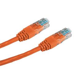 OEM patch kábel Cat5E, UTP - 0,25m , oranžový