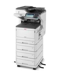 OKI MC853dnv farebne A3 MFP, DUPLEX, HDD, SCAN, COPY, FAX, NET/wifi, Kabinet, 2x zasobnik