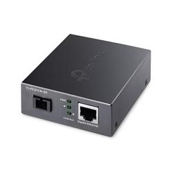 Omada 10/100/1000 Mbps RJ45 to 1000 Mbps Single-mode SC WDM Bi-Directional Fiber Converter PORT: 1× Gigabit SC Port, 1×