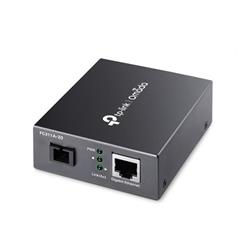 Omada 10/100/1000 Mbps RJ45 to 1000 Mbps Single-mode SC WDM Bi-Directional Fiber Converter PORT: 1× Gigabit SC Port, 1×