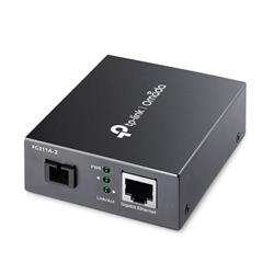 Omada 10/100/1000 Mbps RJ45 to 1000 Mbps Single-mode SC WDM Bi-Directional Fiber Converter PORT: 1× Gigabit SC Port, 1×
