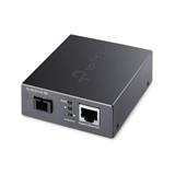 Omada 10/100/1000 Mbps RJ45 to 1000 Mbps Single-mode SC WDM Bi-Directional Fiber Converter PORT: 1× Gigabit SC Port, 1×