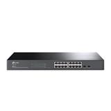 Omada 16-Port Gigabit Smart Switch with 2 Gigabit SFP Slots PORT: 16× Gigabit RJ45 Ports, 2× Gigabit SFP Slots SPEC: 1U