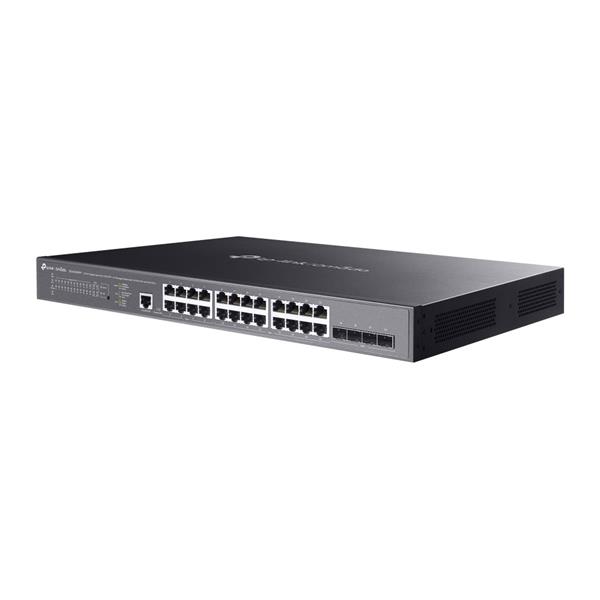 Omada 24-Port Gigabit and 4-Port 10GE SFP+ L2+ Managed Switch with 16-Port PoE+ & 8-Port PoE++ PORT: 16× Gigabit PoE+ Po
