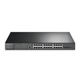Omada 24-Port PoE+ Gigabit L2+ Managed Switch with 4 10GE SFP+ Slots PORT: 24× Gigabit PoE+ Ports, 4× 10G SFP+ Slots,