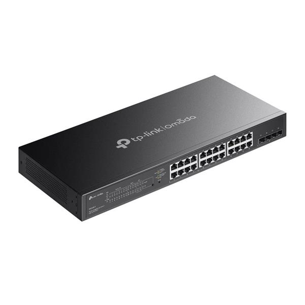 Omada 28-Port Gigabit Smart Switch with 16-Port PoE+ PORT: 24× Gigabit Ports (16×PoE+ and 8× Non-PoE), 4× Gigabit SFP S