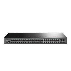 Omada 48-Port Gigabit L2+ Managed Switch with 4 10GE SFP+ Slots PORT: 48× Gigabit RJ45 Ports, 4× 10G SFP+ Slots, RJ45/M