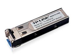 Omada Gigabit Single-Mode WDM Bi-Directional SFP Module SPEC: LC Connector, TX:1550nm/RX:1310nm, Single-mode, 20 km