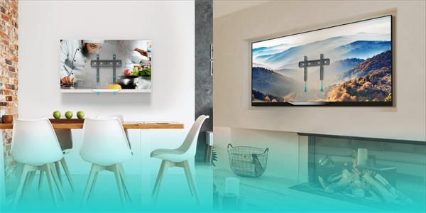 ONKRON TV SLIM držiak na stenu, 32 až 75", VESA 400x400, max 57 kg, čierny