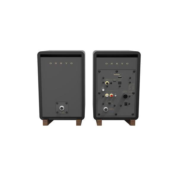 ONKYO GX-30ARC, aktívne reproduktory, BT 5.3, HDMI-ARC, Opt., USB-C, Phono/Line in, čierna farba