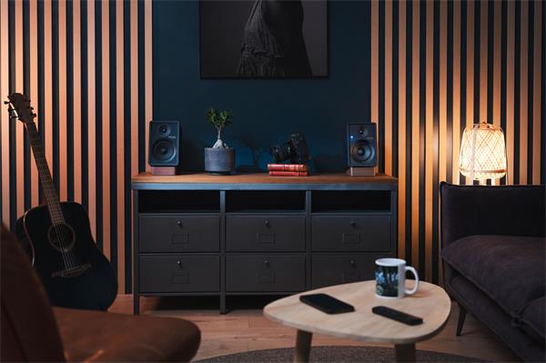 ONKYO GX-30ARC, aktívne reproduktory, BT 5.3, HDMI-ARC, Opt., USB-C, Phono/Line in, čierna farba