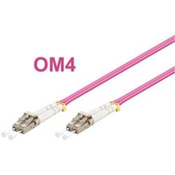 Optický duplex kabel MM 50/125, LC/LC, LSOH, (OM4), 20m