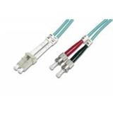 Optický duplex kabel, MM, 50/125, LC/ST, LSOH, (OM3), 5m