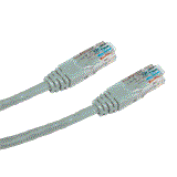 OPTIX Patch kábel Cat6, UTP, 1,5m, šedý