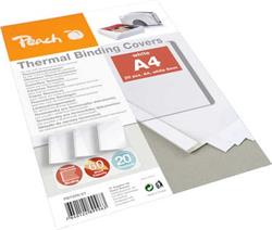 Peach Thermal Binding Covers A4 6mm white