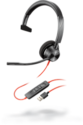 Plantronics BLACKWIRE 3310-M headset Mono, USB-A