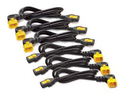 Power Cord Kit (6 pack), Locking, C13 TO C14 (90 Degree), 0.6m