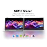 Prenosný monitor Blackview SCM8 Single Screen 15.3", 1920x1200 16:9 LCD 60Hz IPS 178 USB-C 3.1x3, sivo čierny