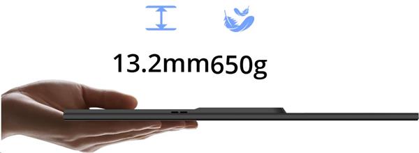 Prenosný monitor Blackview Table 9, 16", IPS FHD 1920x1200 16:9 LCD 60Hz 178 USB-C 3.1x2, čierny