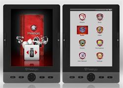 Prestigio eBook reader 3072B, farebný displej TFT 7" čierny, SK menu + knihy "Zlatý fond SME"