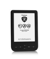 Prestigio eBook reader 3464B,16-level E-ink 6" displej, čierny, SK menu