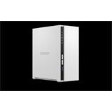 QNAP™ TS-233-EU 2 Bay NAS, 3.5, ARM®Cortex 2,0 GHz Quad-core, DDR4 2G