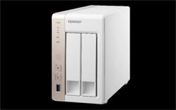 QNAP™ TS-251-EU 2 Bay NAS, Intel Bay Trail Processor J1800, 1GB DDR3L RAM, EU Edition