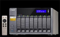 QNAP™ TS-853BU-RP-8G 8 Bay NAS, Intel Celeron QC J3455 2x4GB redundant PSU