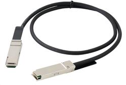 QSFP28 pasivní kabel 100Gbps pro lokální propojení dvou aktiv. prvků přes QSFP28 sloty, 10m, DELL komp.