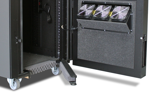 Rack APC NetShelter CX 38U Secure Soundproof Server Room in a Box Enclosure