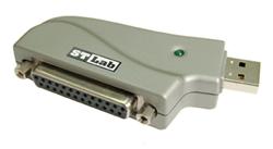 Redukcia z USB na bitronics. Paralelný port, 25pin
