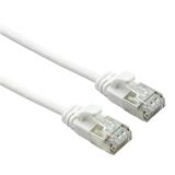 Roline U/FTP patch kábel 0,15m cat6a slim, super flex, biely