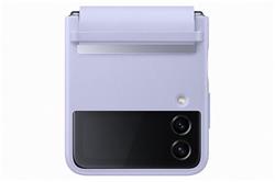 Samsung Flipový kožený kryt Z Flip4 Serenity Purple