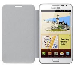 Samsung púzdro polohovacie so zadným krytom pre Galaxy Note N7000 (i9220), biele